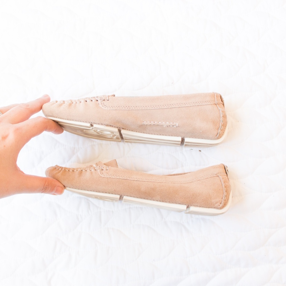 Sam Edelman | Leather Suede Slip On Moccasins - Picture 3 of 7